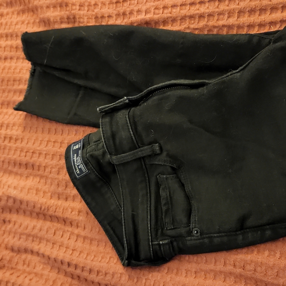 Abercrombie Black skinny jeans